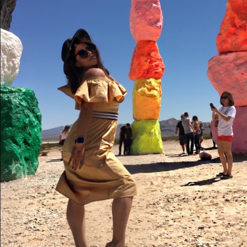 Who what wear -tan dress- summer dress